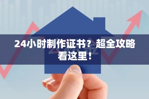 泉港24小时制作证书？超全攻略看这里！